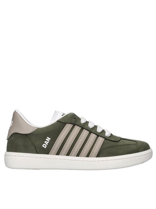 Sneakers in pelle DSQUARED2 | 80212 NABUK/GINEVRAVERDE-BEIGE